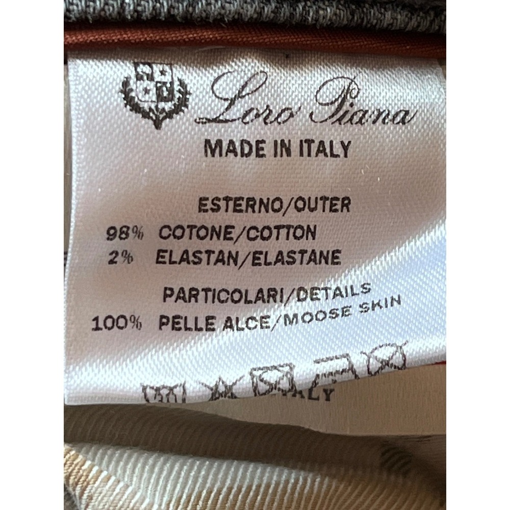 Loro Piana Quarona Gray Stretch Jeans Size 33 Button Fly Cotton/Elastane Blend - Picture 6 of 12